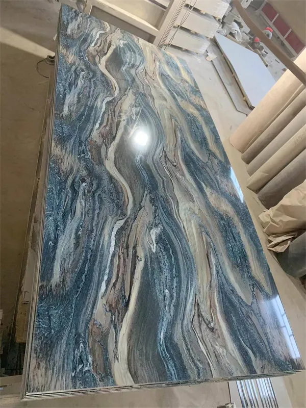 Folha de mármore de PVC para decoração de parede